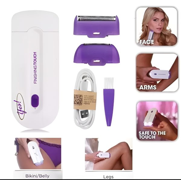 Facial & Body Hair Remover – Painless & Portable